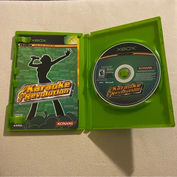 Xbox Live Konami Karaoke Revolution Video Game 2003 - Complete In Case - Picture 3 of 4